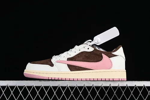 All categories Air Jordan Jordan series basketball shoes Air Jordan 1 Low Travis Scott x Air Jordan 1 Low OG AJ1 Joe 1 undercut low DZ4137-206